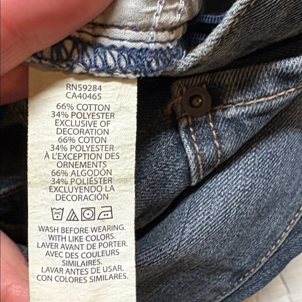 The Children's Place Boys Bootcut Jeans Size 12‎ Denim Blue Adjustable Waist